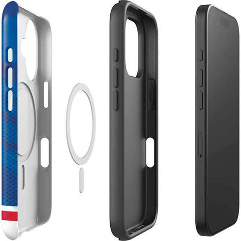 NHL New York Rangers Home Jersey iPhone 16 Plus Magsafe Impact Case